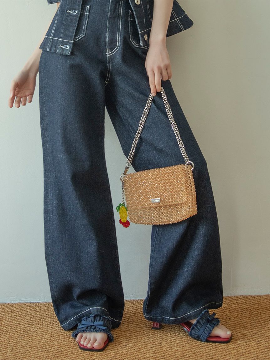 LILY BROWN「[L.B CANDY STOCK]フルーツビーズバッグ」|ショルダー・メッセンジャー|