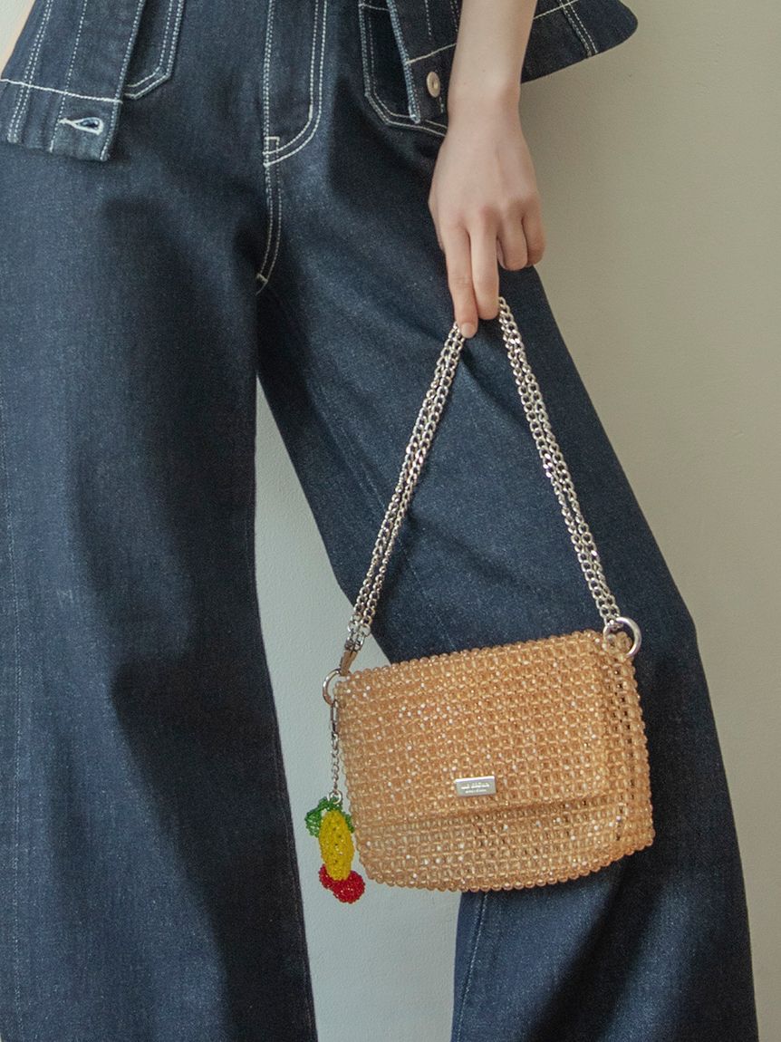 LILY BROWN「[L.B CANDY STOCK]フルーツビーズバッグ」|ショルダー・メッセンジャー|ORG