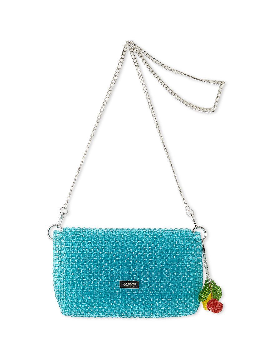 LILY BROWN「[L.B CANDY STOCK]フルーツビーズバッグ」|ショルダー・メッセンジャー|BLU