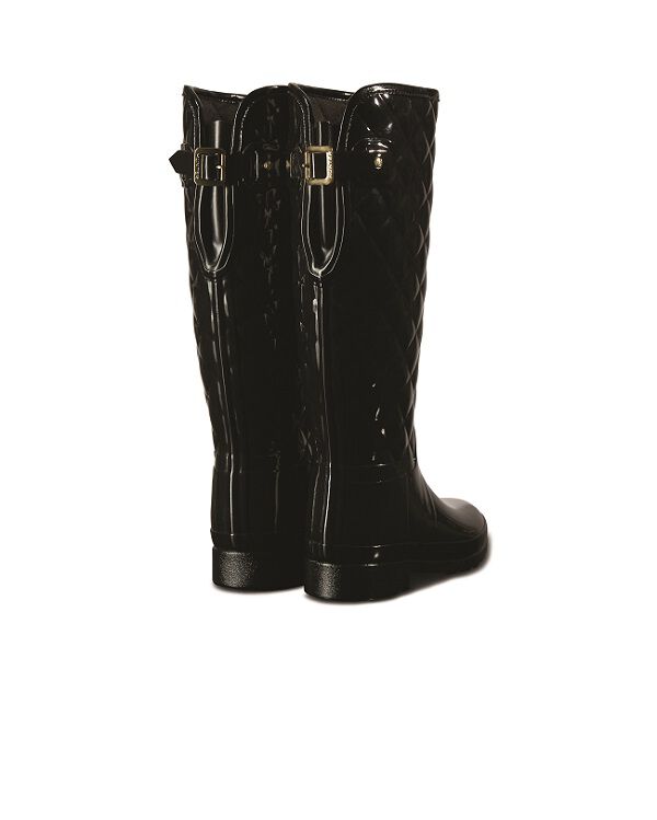  「REFINED GLOSS QUILT TALL」|レインシューズ|