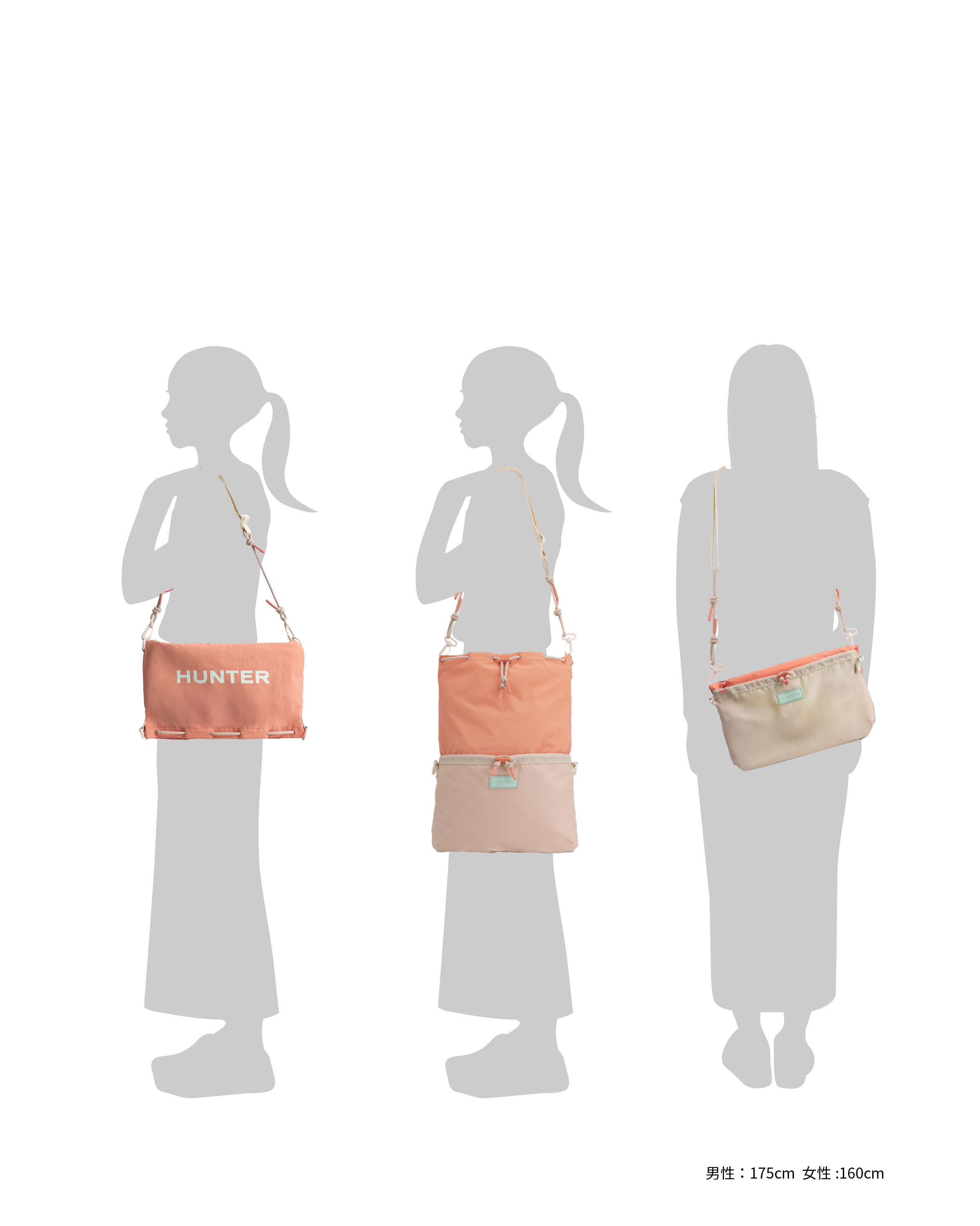 HUNTER「トラベル マルチファンクション サコッシュ」|ショルダー・メッセンジャー|