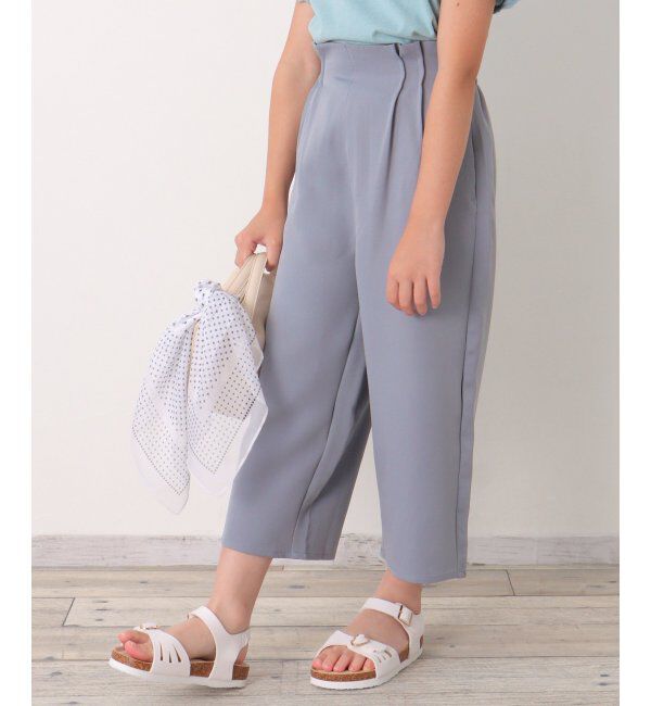 ikka kids「ストレッチサス付きワイドパンツ（120~160cm）」|その他|