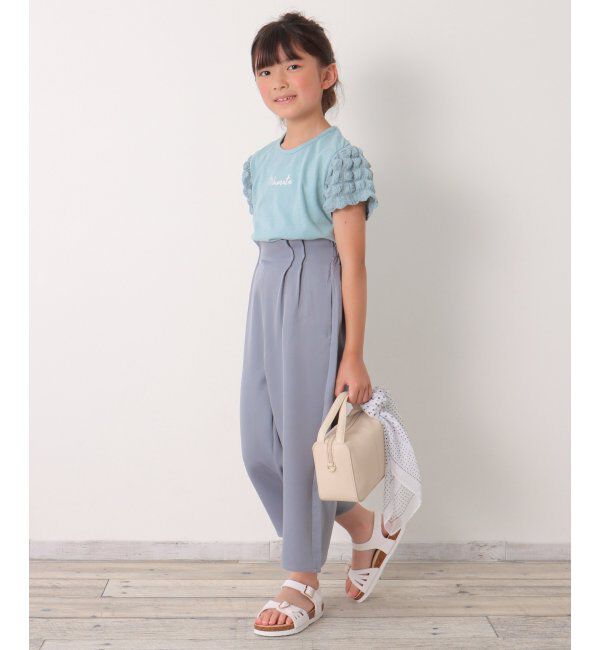ikka kids「ストレッチサス付きワイドパンツ（120~160cm）」|その他|