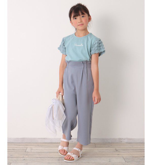 ikka kids「ストレッチサス付きワイドパンツ（120~160cm）」|その他|