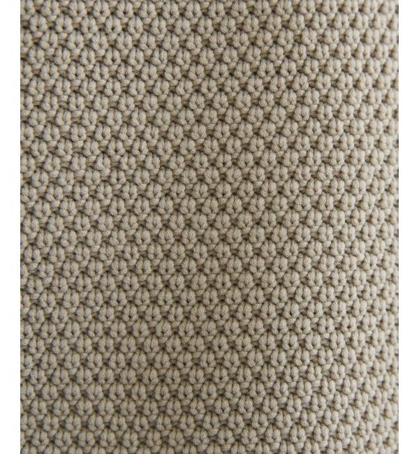 ikka「【洗濯機で洗える】GOKU楽ニット鹿の子ベスト」|ニット・セーター|