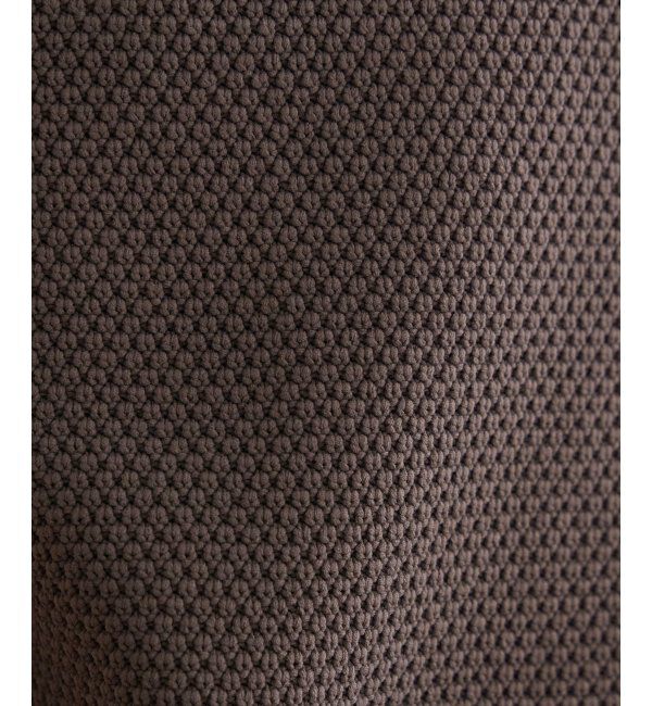 ikka「【洗濯機で洗える】GOKU楽ニット鹿の子ベスト」|ニット・セーター|