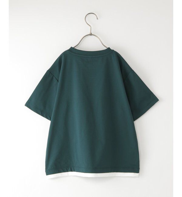 ikka kids「【親子コーデ】冷感ロープ襟プリントTシャツ（120~160cm）」|Tシャツ・カットソー|