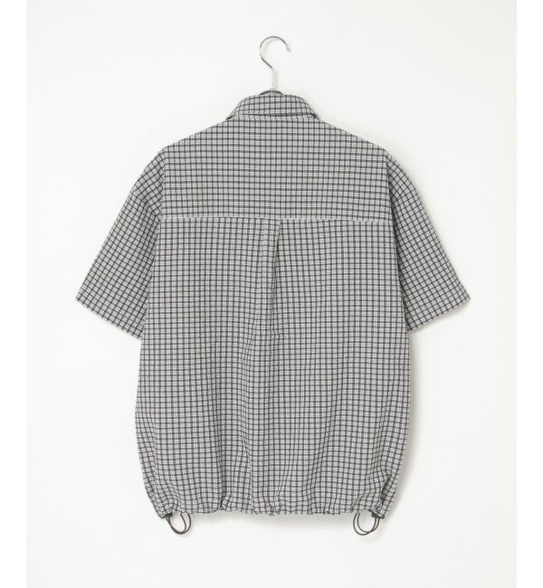 VENCE share style「PLESシアサッカーチェックSSシャツ」|シャツ・ブラウス|