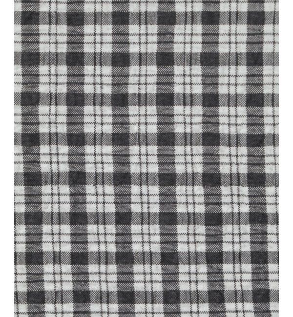 VENCE share style「PLESシアサッカーチェックSSシャツ」|シャツ・ブラウス|