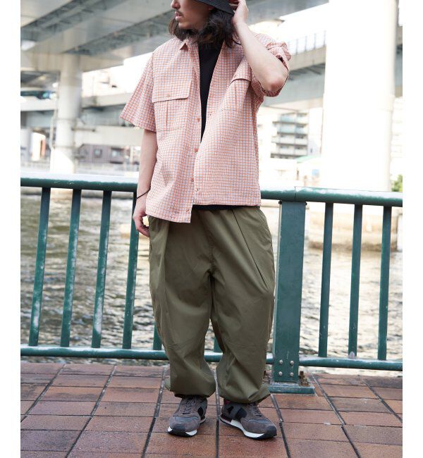 VENCE share style「PLESシアサッカーチェックSSシャツ」|シャツ・ブラウス|