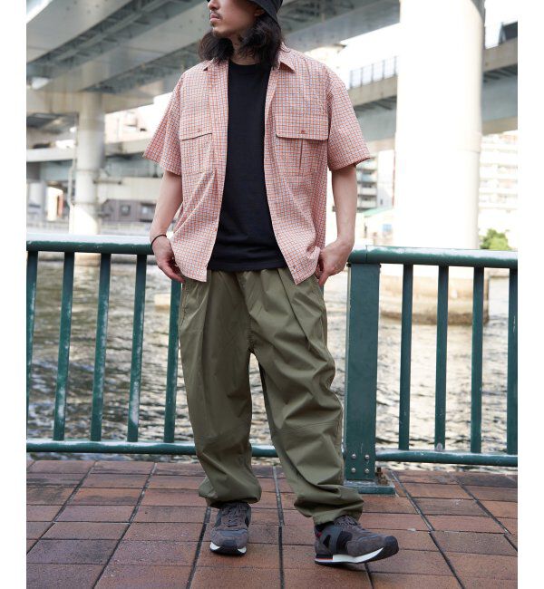 VENCE share style「PLESシアサッカーチェックSSシャツ」|シャツ・ブラウス|