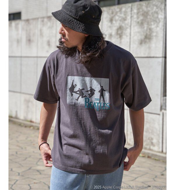 VENCE share style「THE BEATLES ザ ビートルズ tour print Tシャツ」|Tシャツ・カットソー|チャコール