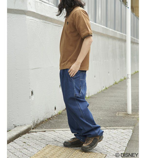 VENCE share style「Mickey Mouse ミッキーマウス 鹿の子リブラインポロシャツ」|その他|