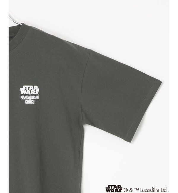 VENCE share style「STAR WARS スターウォーズ／マンダロリアン・アンド・グローグーバックプリントTシャツ」|Tシャツ・カットソー|