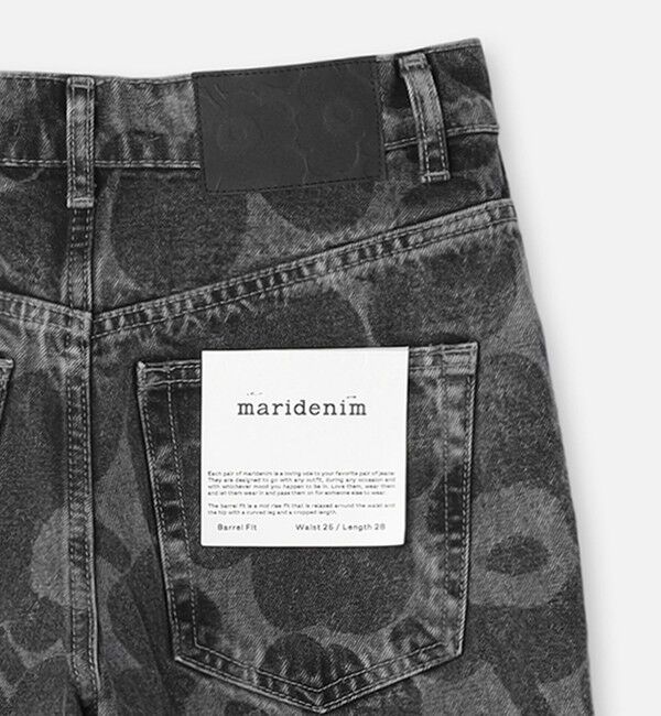 Marimekko「Maridenim Barrel Unikko ジーンズ」|チノ|