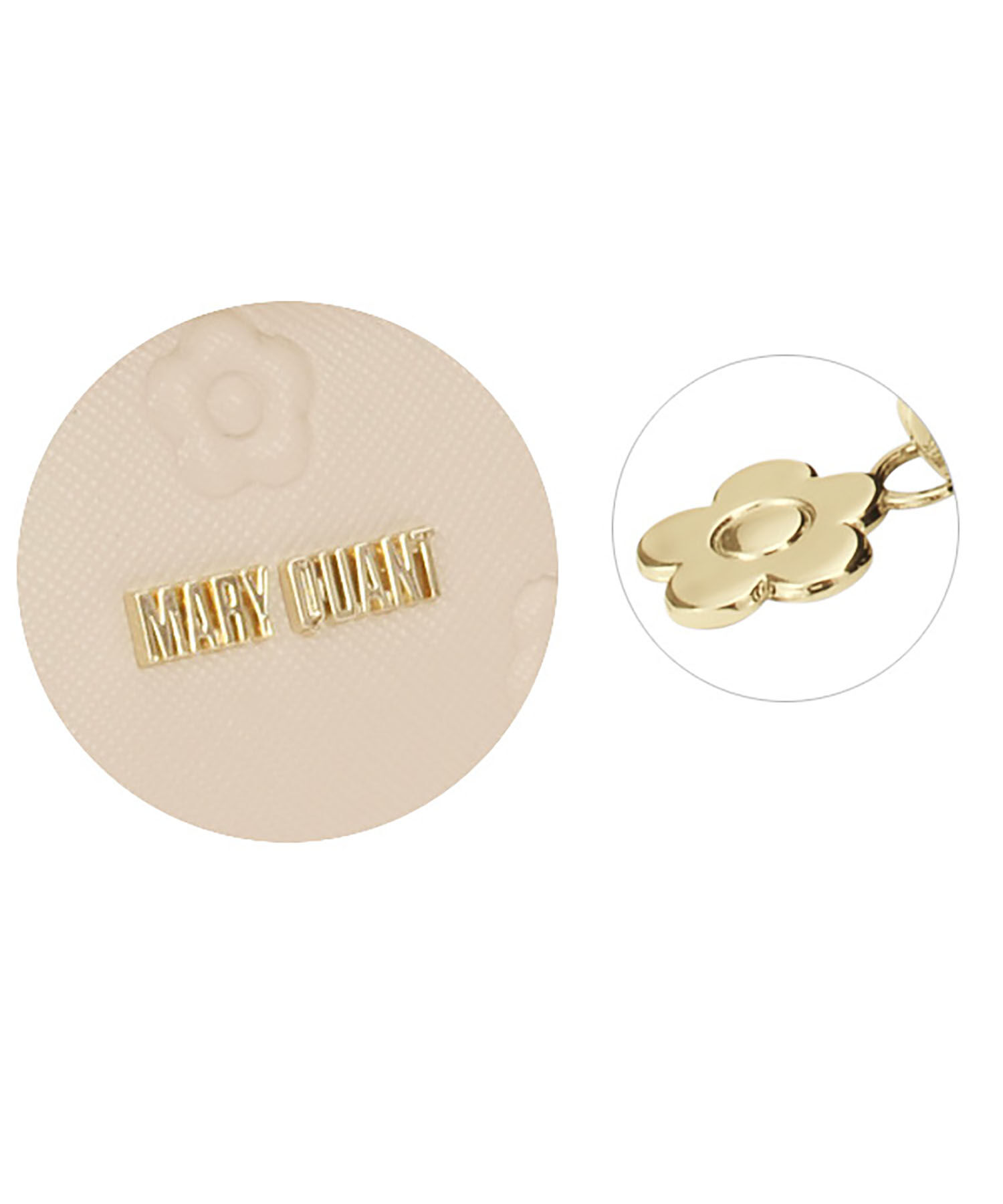 MARY QUANT「シンプルエンボスデイジースクエアペンケース」|ポーチ|