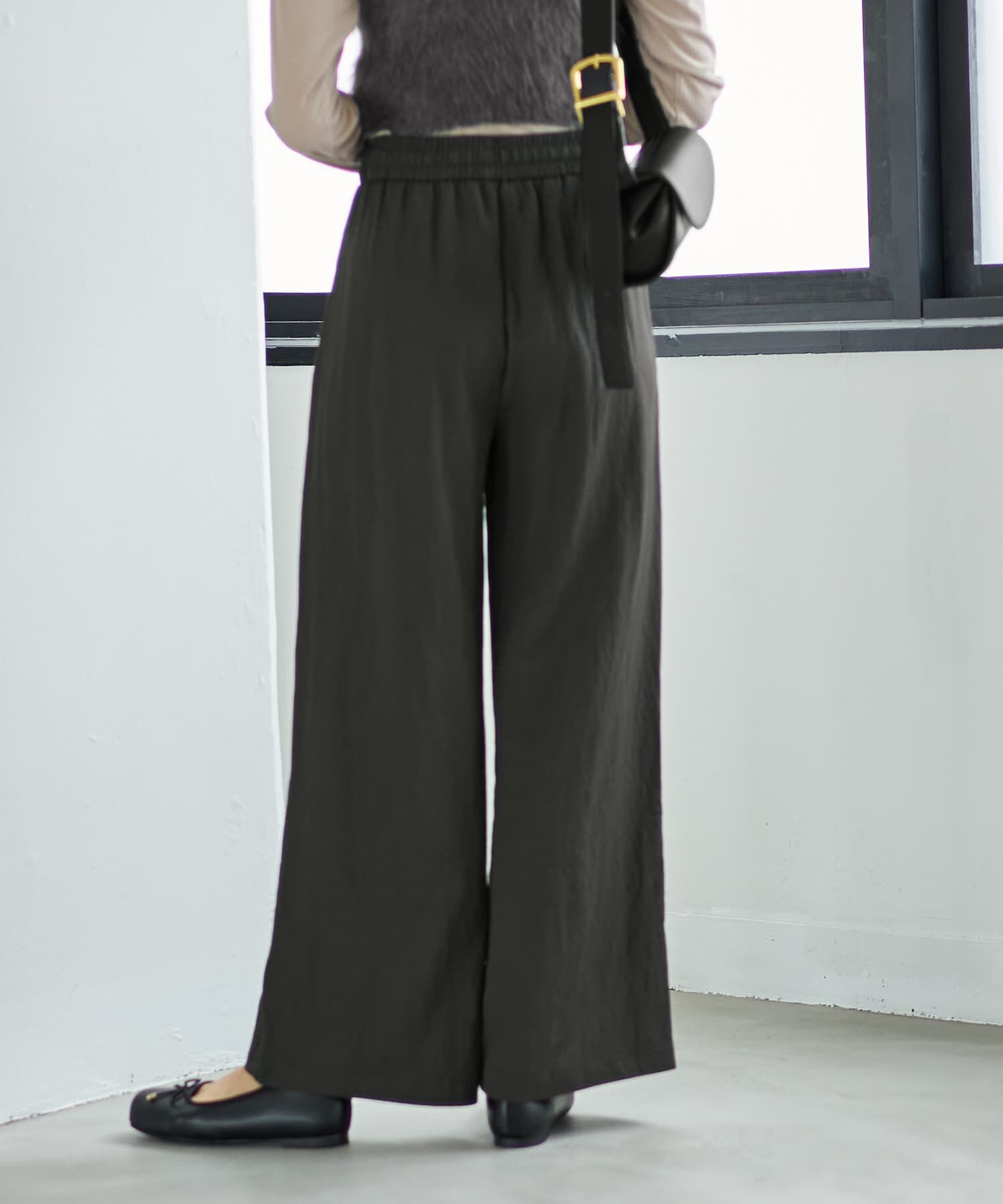 STYLE DELI「秋色シボ入りコットン混リラックスパンツ」|その他|