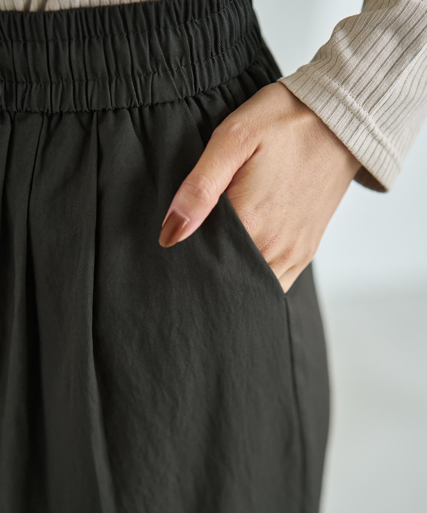 STYLE DELI「秋色シボ入りコットン混リラックスパンツ」|その他|