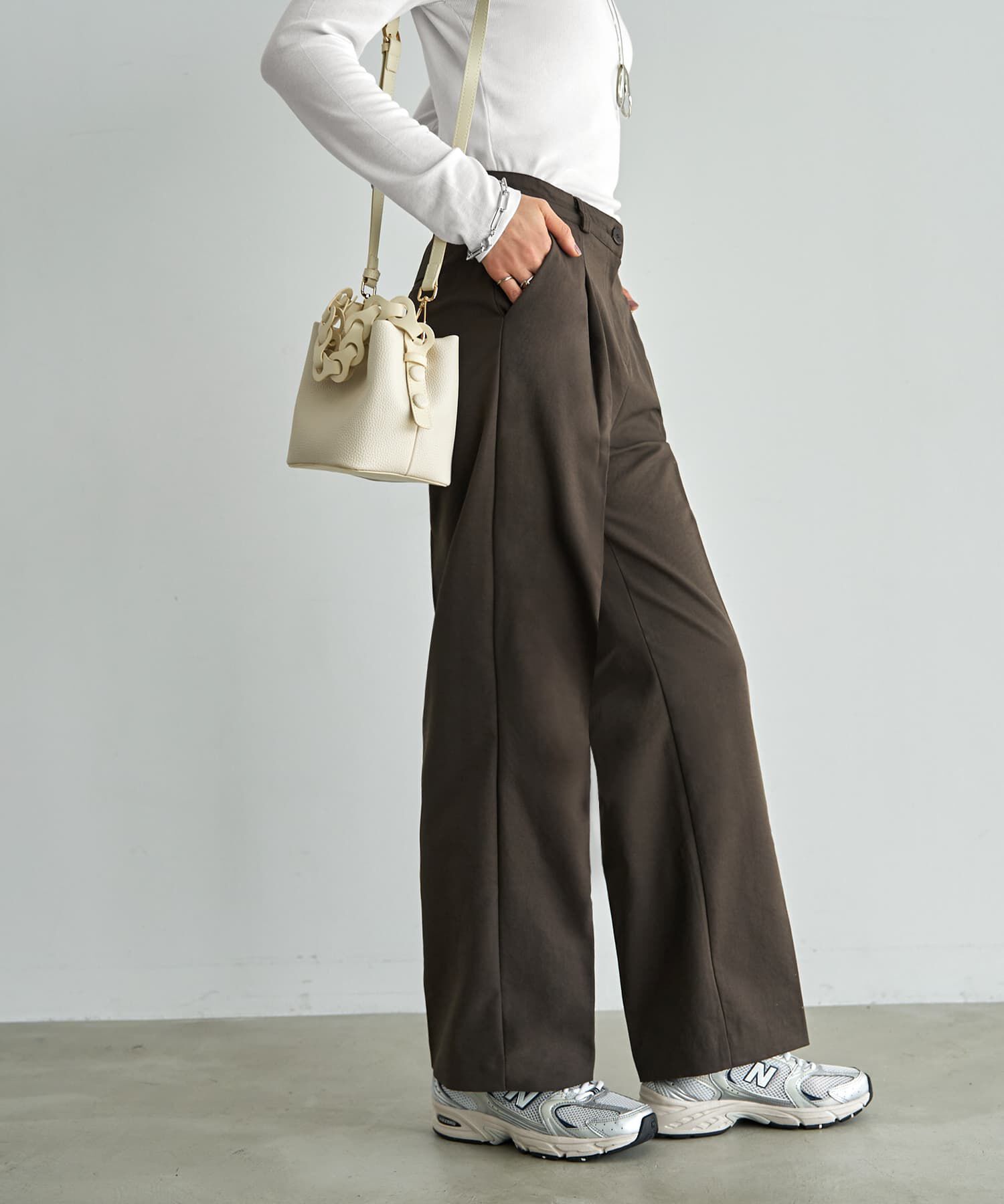 STYLE DELI「内ゴム伸縮ストレートパンツ」|その他|