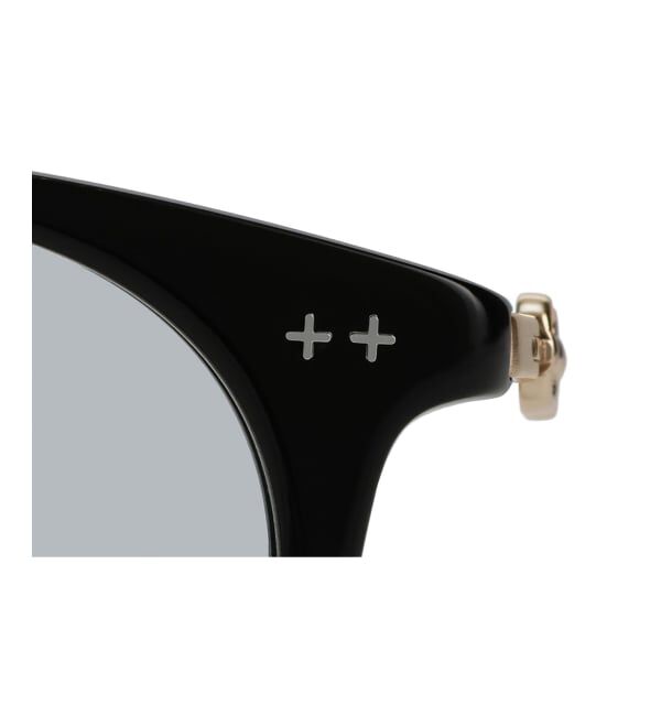  「Zoff｜SHIKANOMA ボストン型 サングラス | 中顔面短縮みえ メタル カラーレンズ 紫外線対策 UVカット」|サングラス|