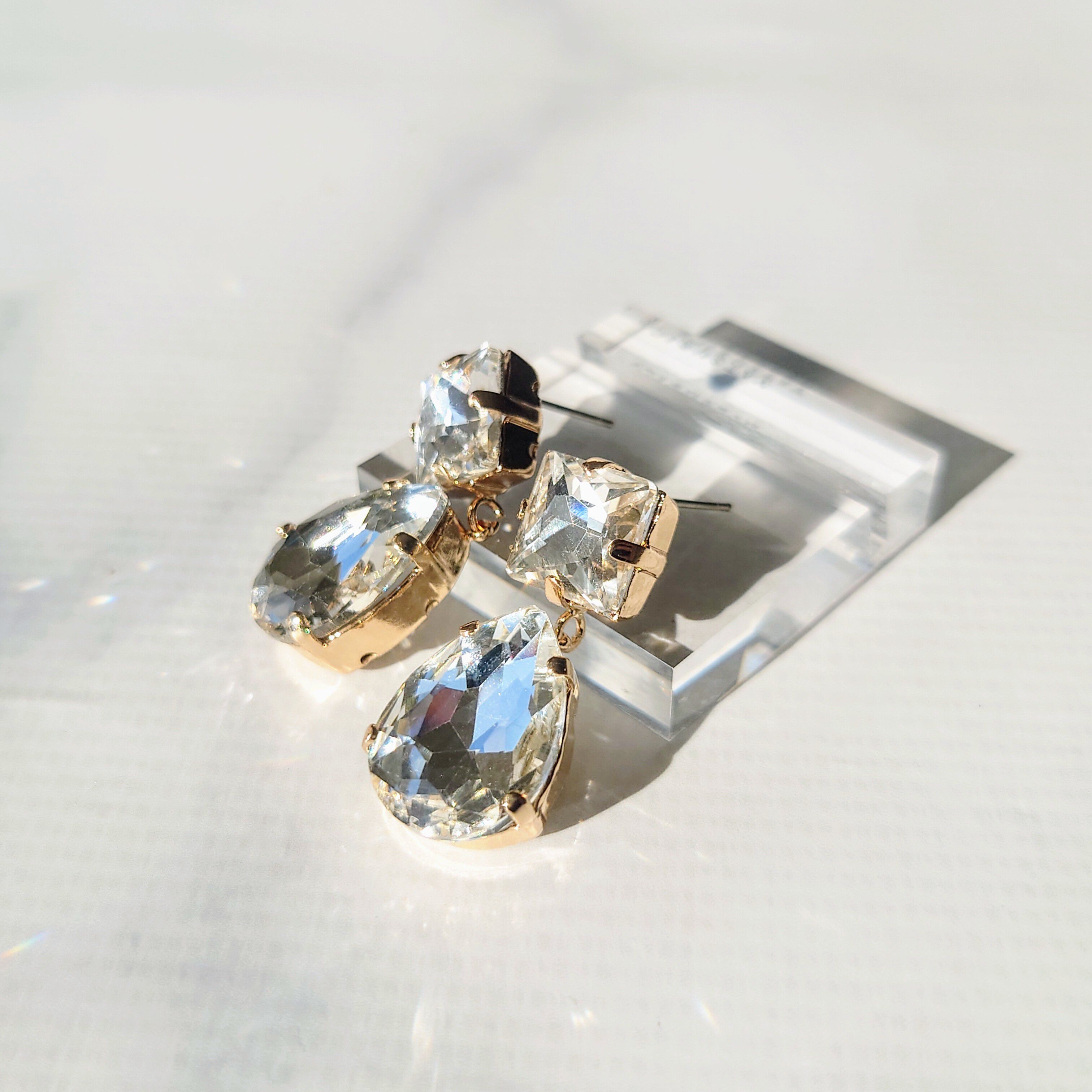 MARQUISE「クリアビジューピアス」|ピアス|