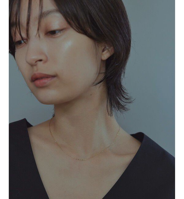 Jouete「K10YG ネックレス ペタルチェーン」|ネックレス|