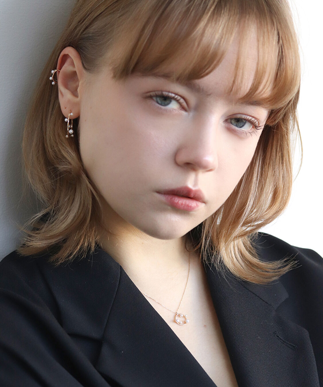  「パール リリー スナップ フープ ピアス| K10YG〈2026 Spring Collection〉」|ピアス|