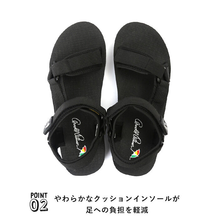 BACKYARD FAMILY「アーノルドパーマー サンダル 通販 スポーツサンダル レディース ぺたんこ 旅行 リゾート」|サンダル|