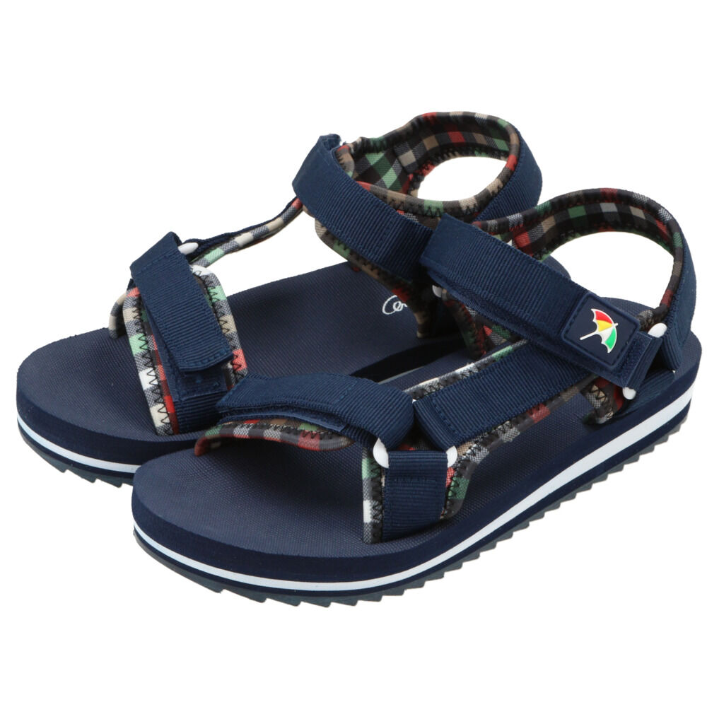 BACKYARD FAMILY「アーノルドパーマー サンダル 通販 スポーツサンダル レディース ぺたんこ 旅行 リゾート」|サンダル|ブルー2