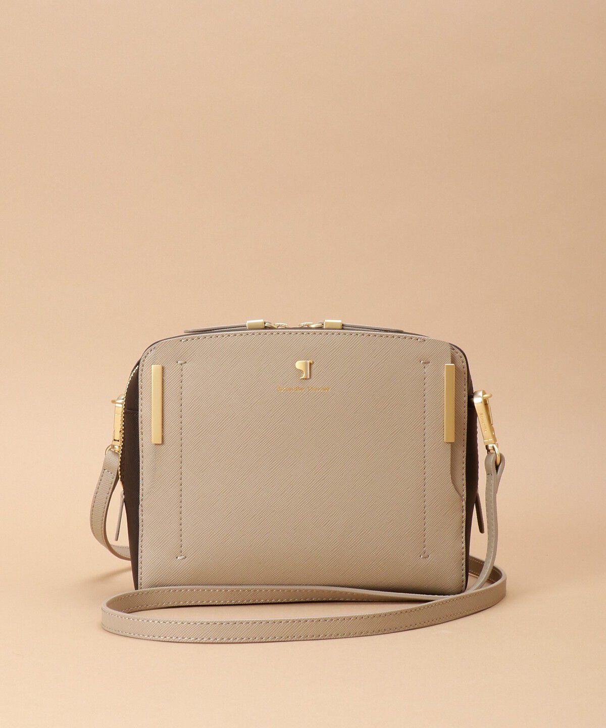 Samantha Thavasa「Pomme d'espoir ポムディスポワール バイカラーショルダーバッグ」|ショルダー・メッセンジャー|ベージュ