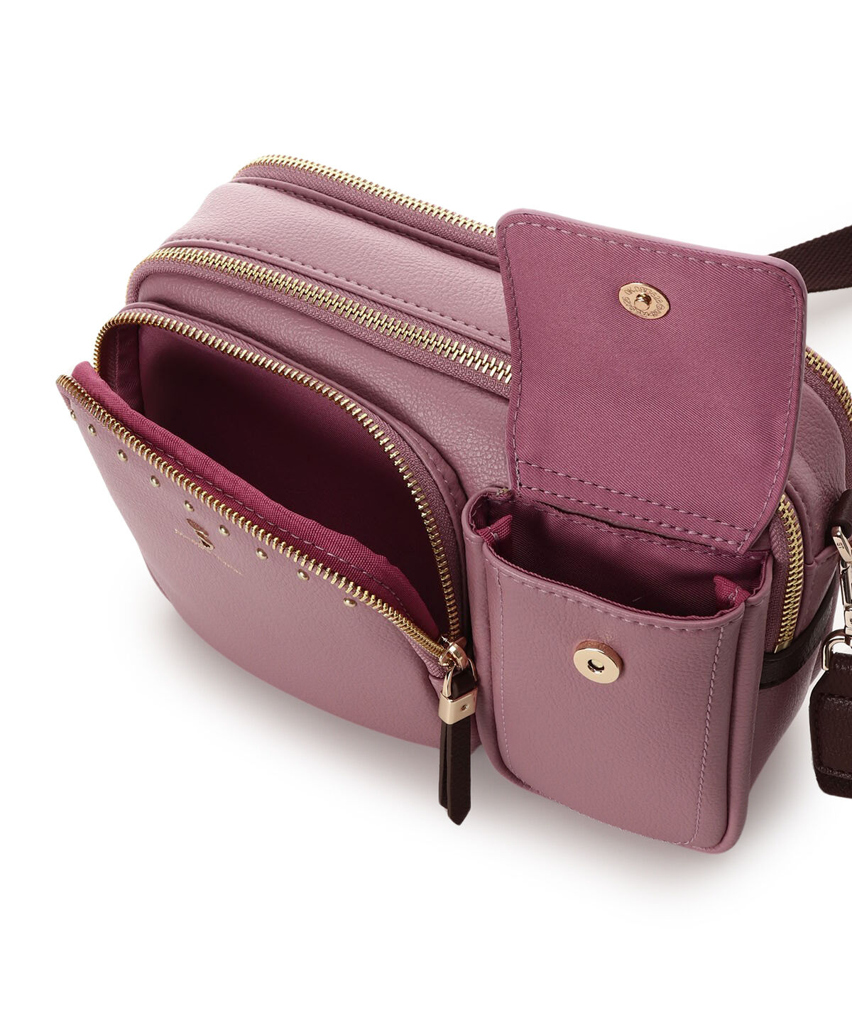 Samantha Thavasa「新スタッズスクエアショルダーバッグ」|ショルダー・メッセンジャー|