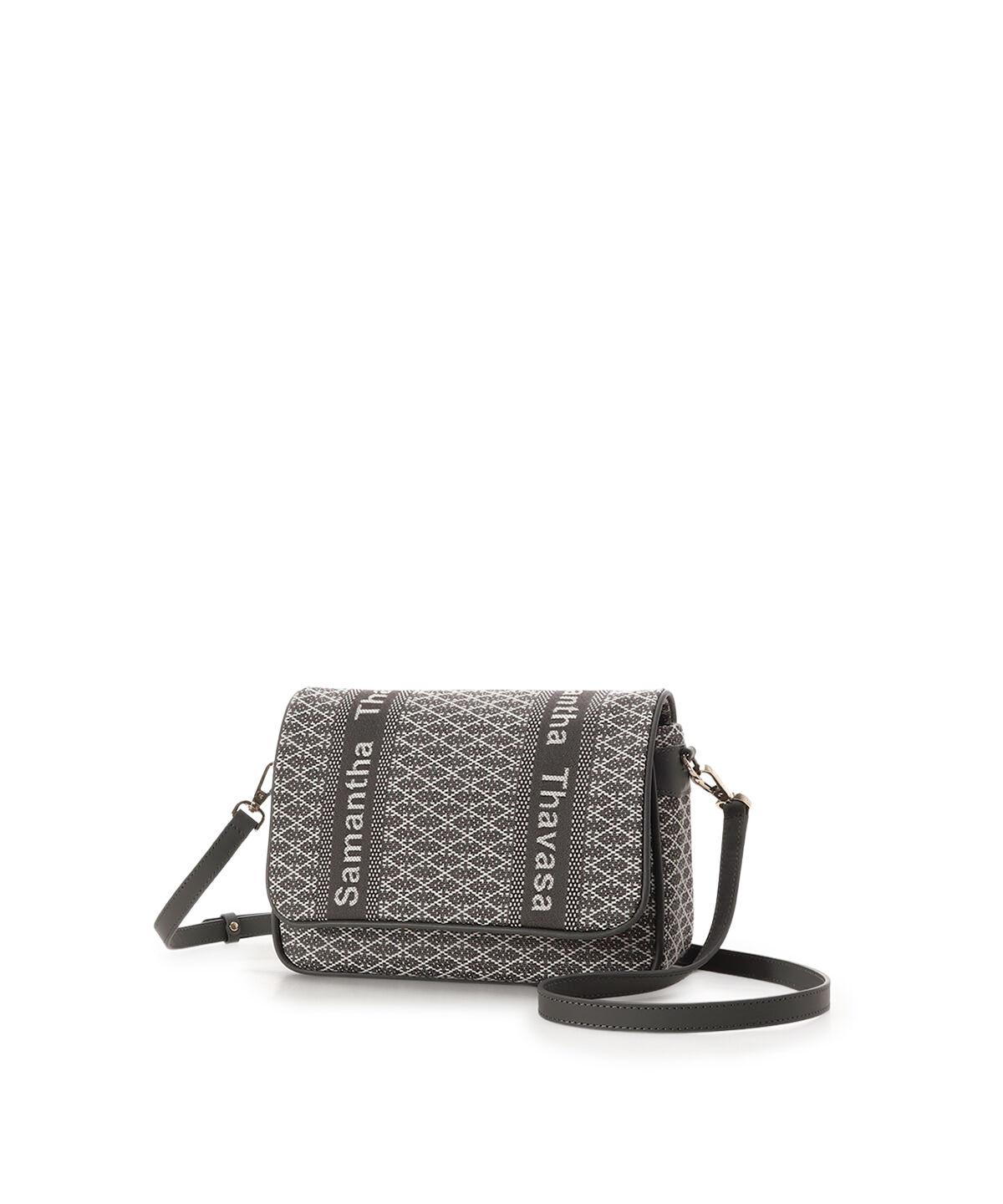 Samantha Thavasa「ステッチワークジャガード ショルダーバッグ」|ショルダー・メッセンジャー|