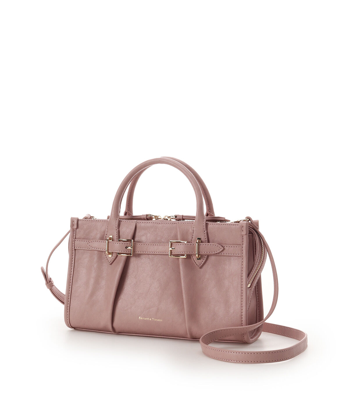 Samantha Thavasa「ベルトデザインワイドハンドバッグ」|ハンドバッグ|