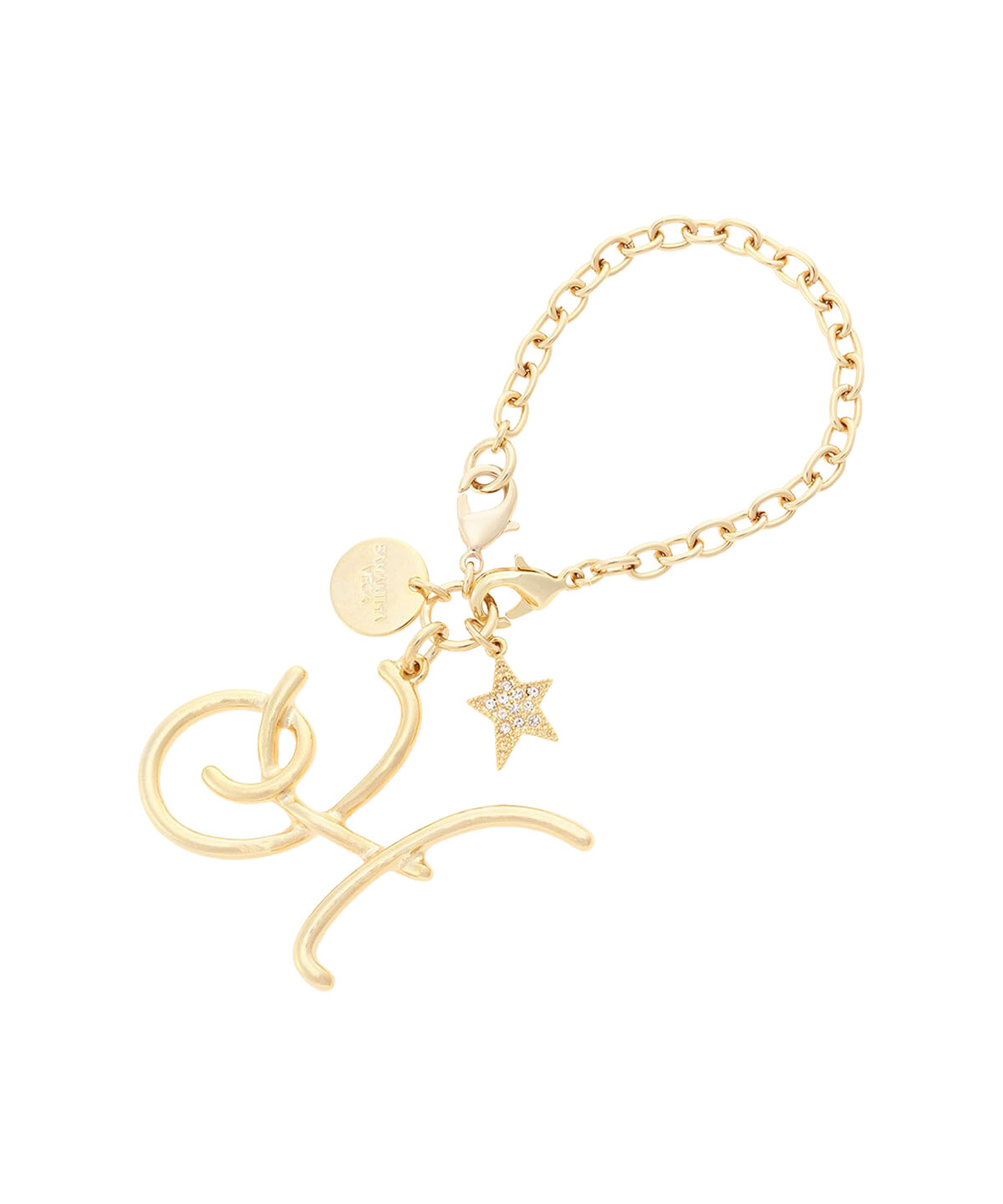 Samantha Vega「スタンダードイニシャルチャーム(H)」|チャーム・キーホルダー|ゴールド