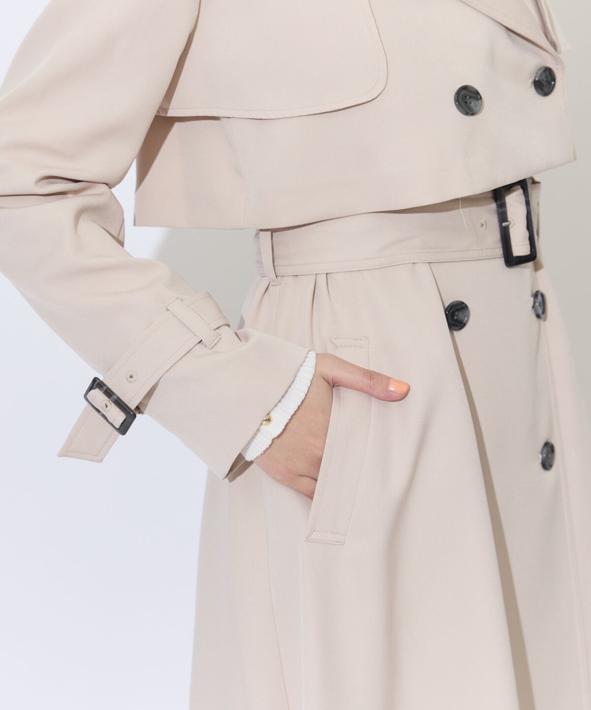 アンドクチュール「ManyWayトレンチコート」|トレンチコート|