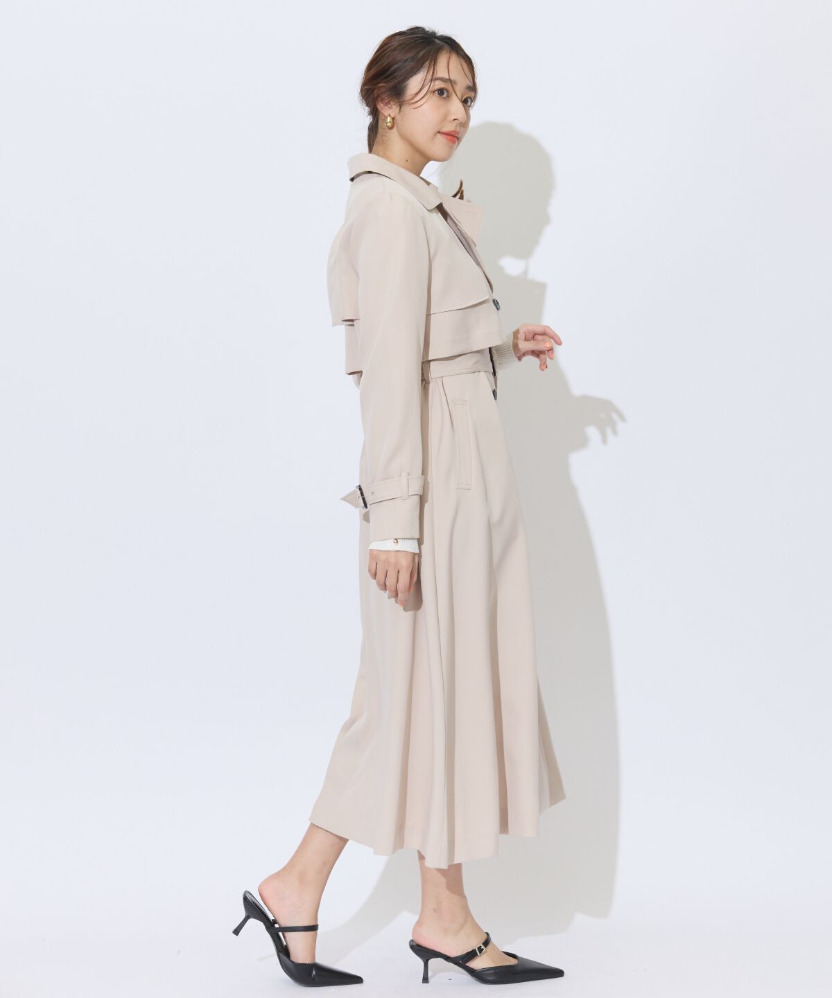 アンドクチュール「ManyWayトレンチコート」|トレンチコート|