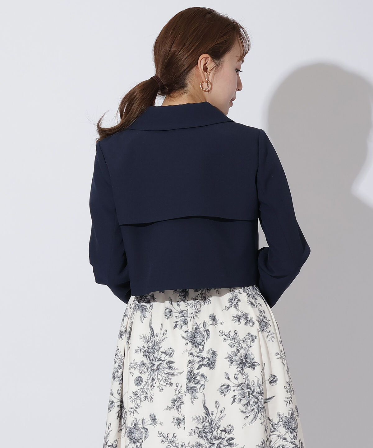 アンドクチュール「ダブルクロスショートトレンチ」|トレンチコート|