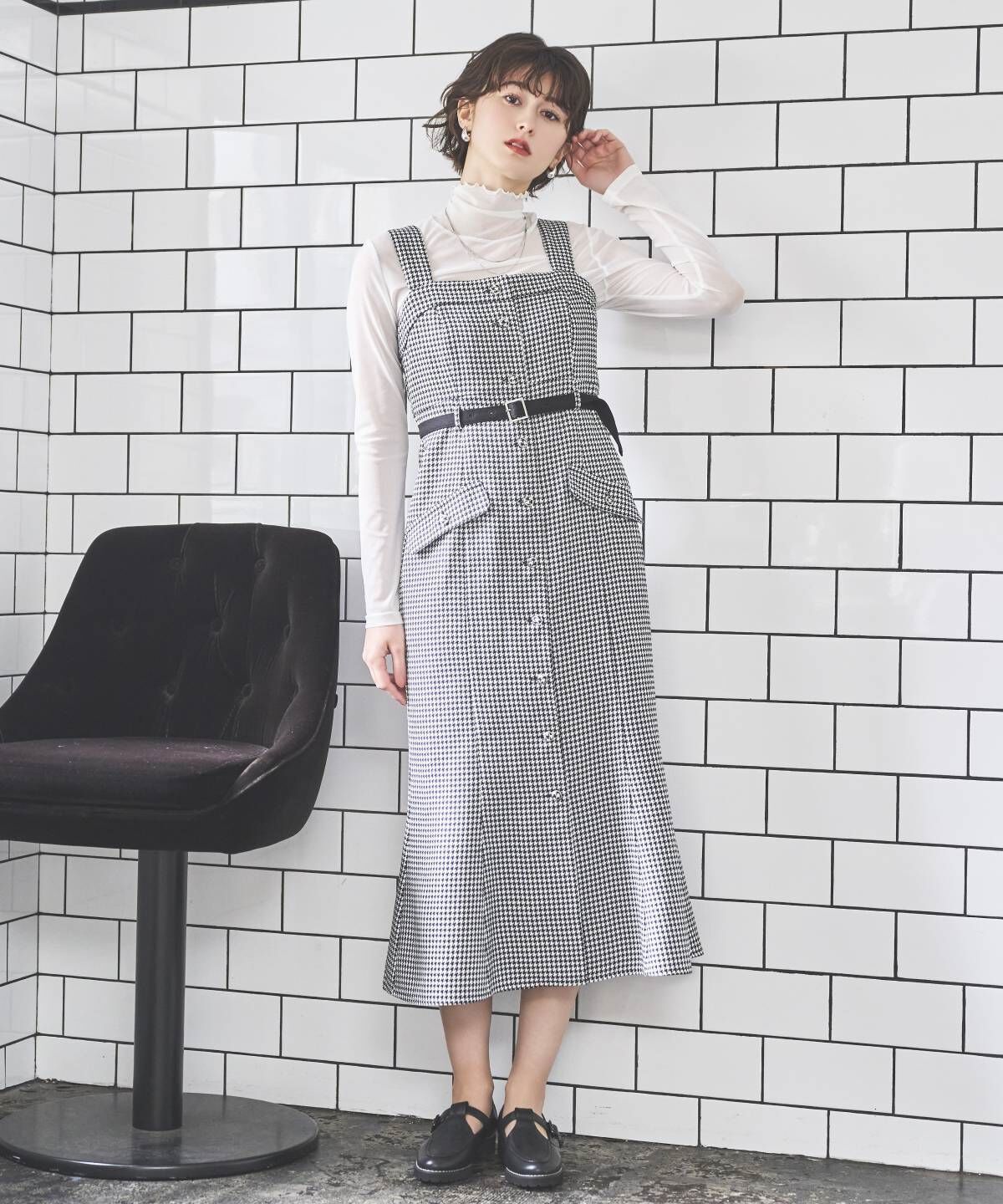 アンドクチュール「ジャガードジャンスカ」|ワンピース|