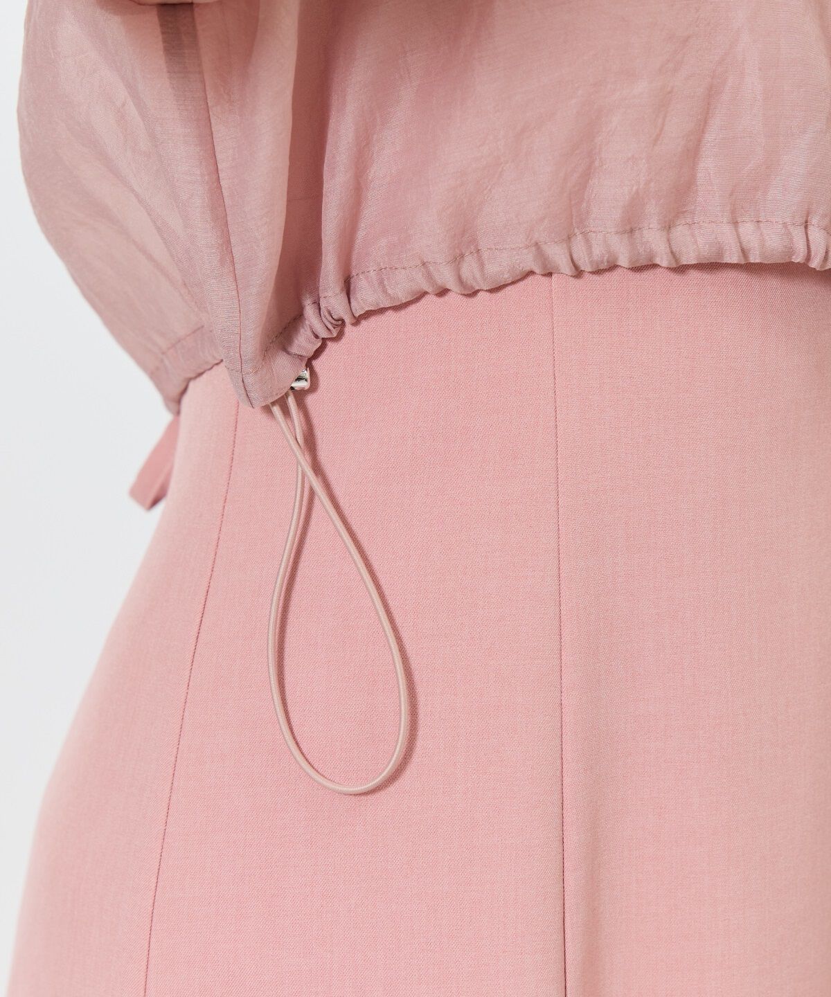 アンドクチュール「シアーシャツ＆ワンピースSET」|ワンピース|