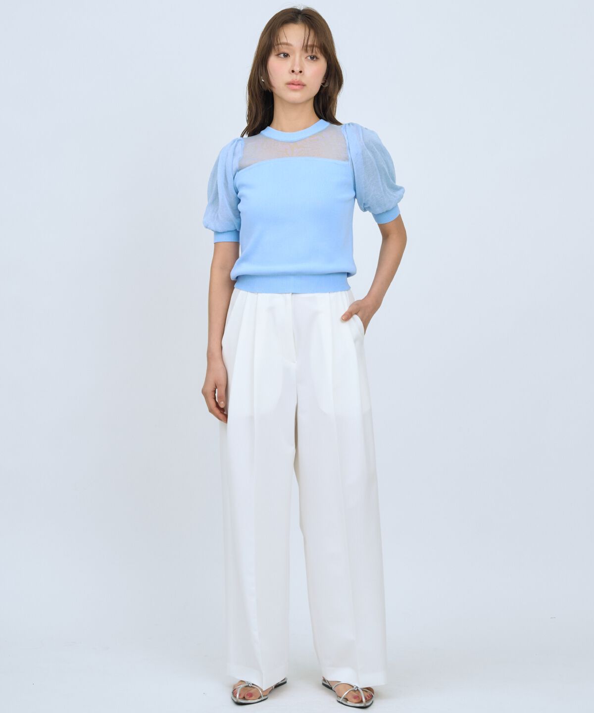 アンドクチュール「2タックワイドパンツ」|その他|