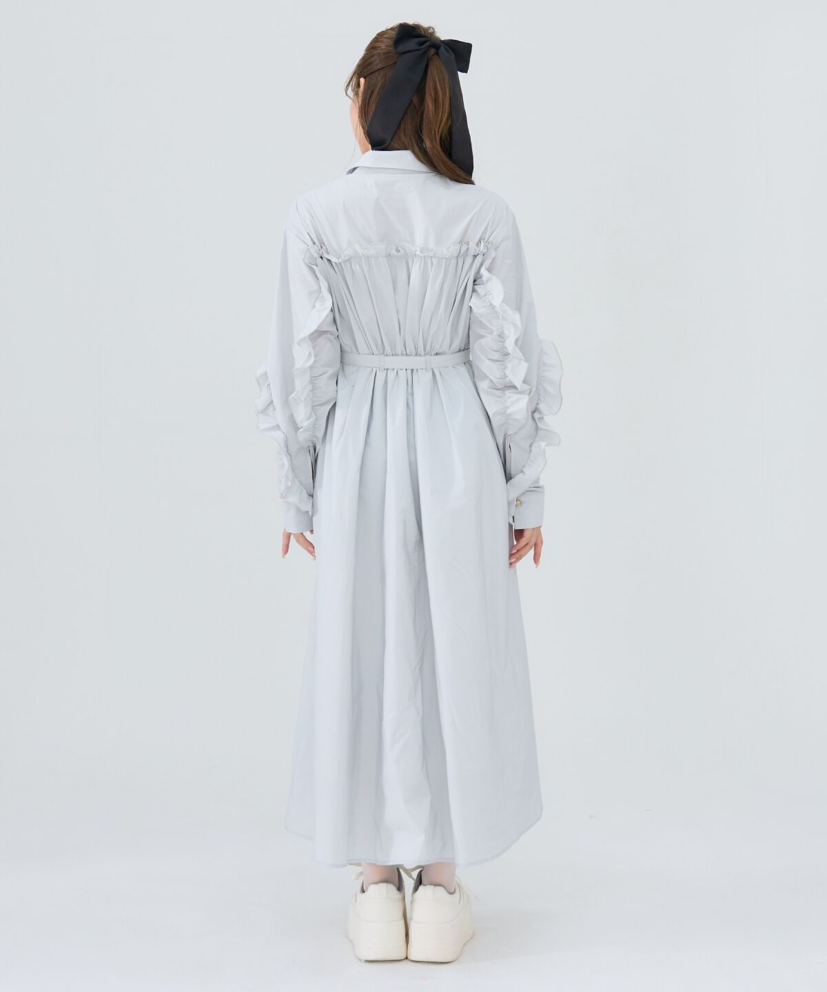 REDYAZEL「フリルシャツワンピース」|ワンピース|