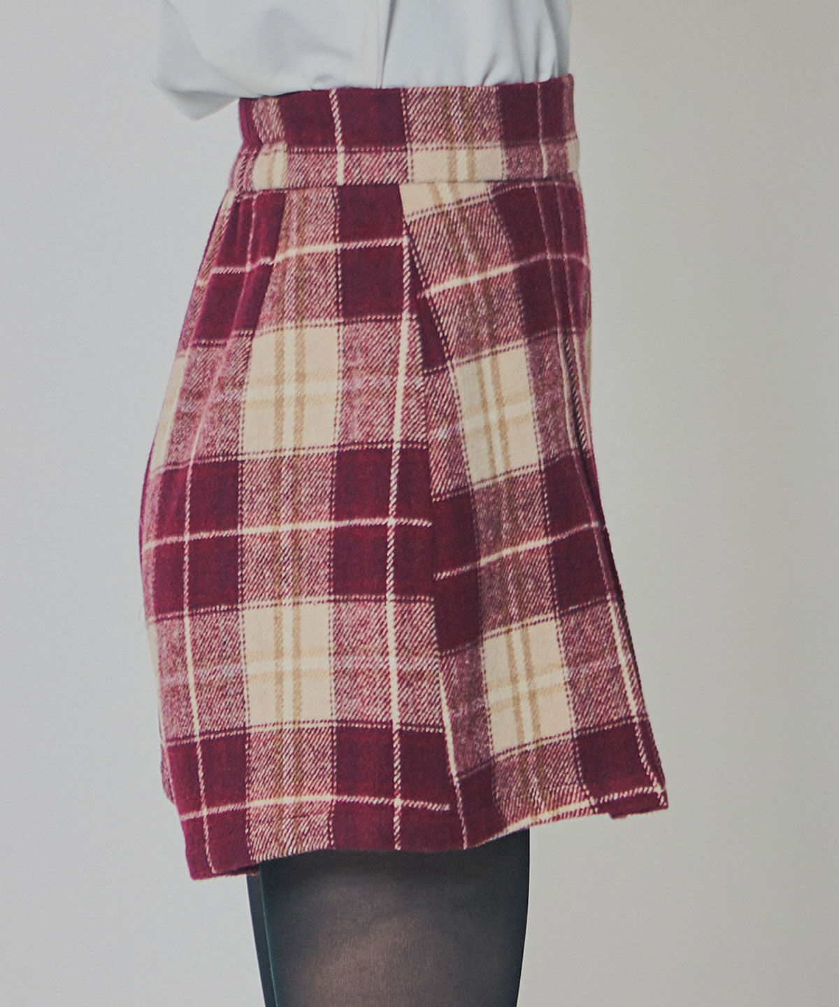 REDYAZEL「チェックタックショートパンツ」|キュロット|