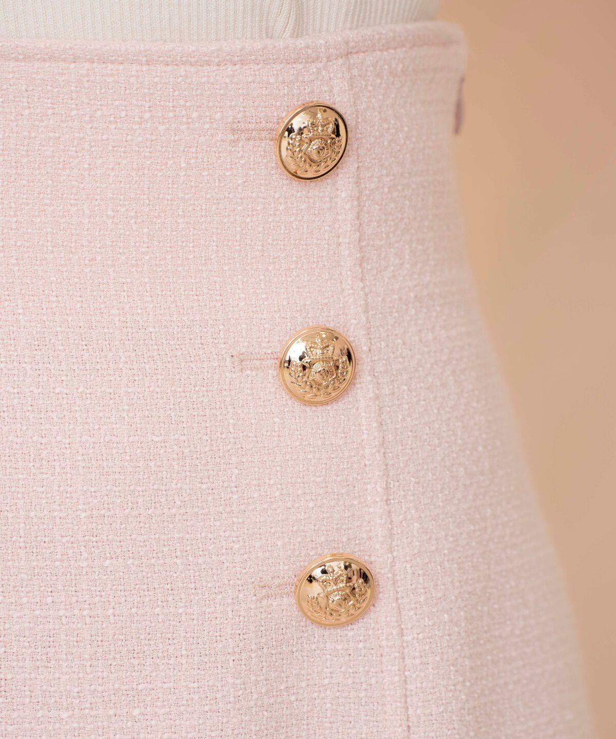 WILLSELECTION「アシメヘムツイードミニスカート」|フレア|