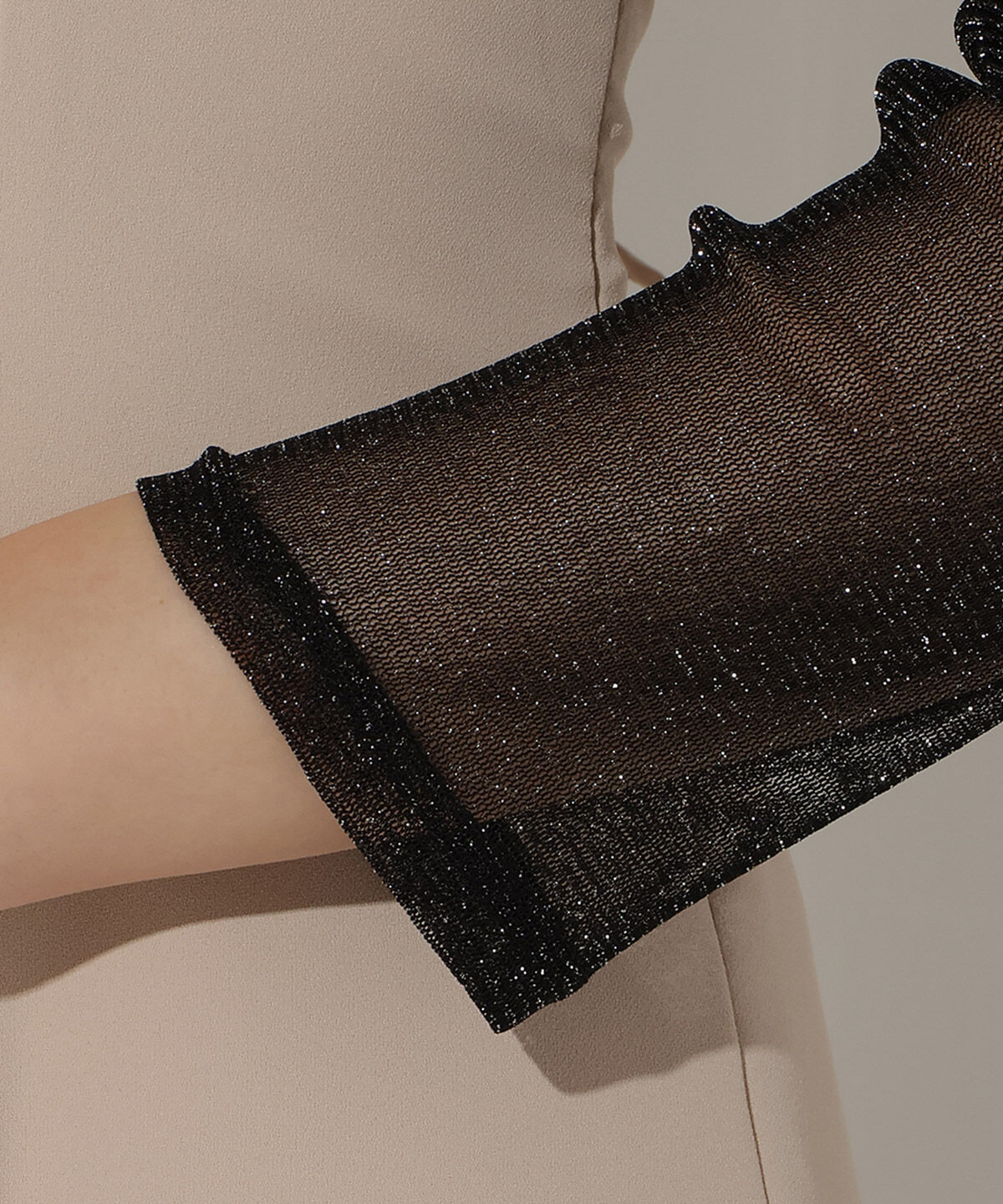 WILLSELECTION「フラワーキャミワンピース&times;シアーラメトップス」|ドレス|