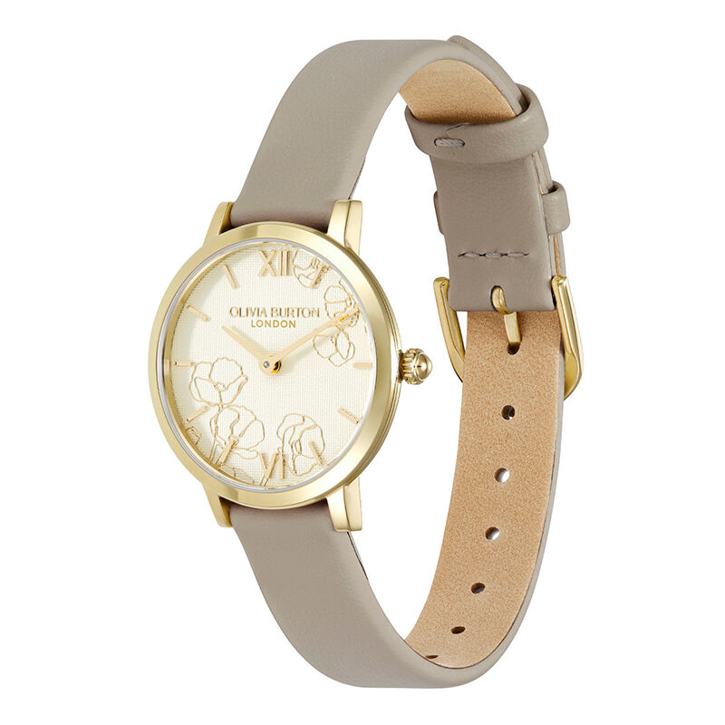 OLIVIA BURTON 「〈OLIVIA BURTON(ｵﾘﾋﾞｱﾊﾞｰﾄﾝ)〉ｼｸﾞﾈﾁｬｰ 28mm ｱﾌﾞｽﾄﾗｸﾄ ﾌﾛｰﾗﾙ ﾄｰﾌﾟﾚｻﾞｰ」|腕時計|