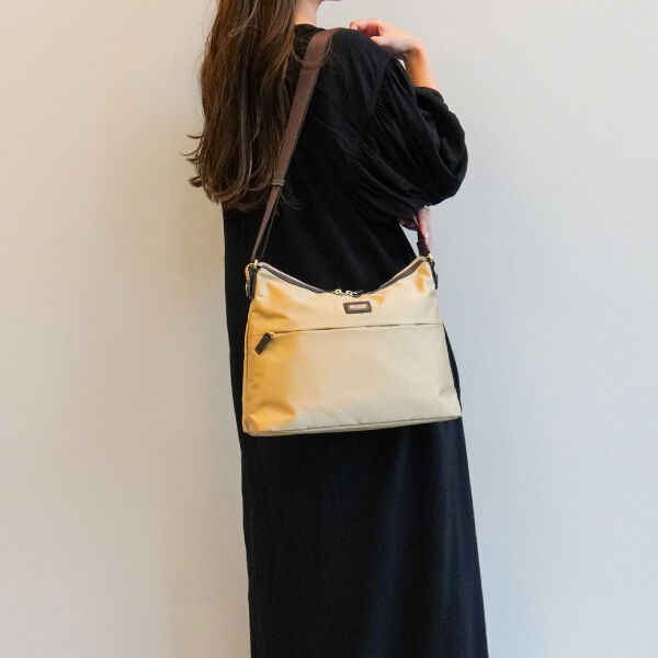 MACKINTOSH PHILOSOPHY「マッキントッシュ フィロソフィーアメリア2  ショルダーバッグ 68093」|ショルダー・メッセンジャー|ベージュ