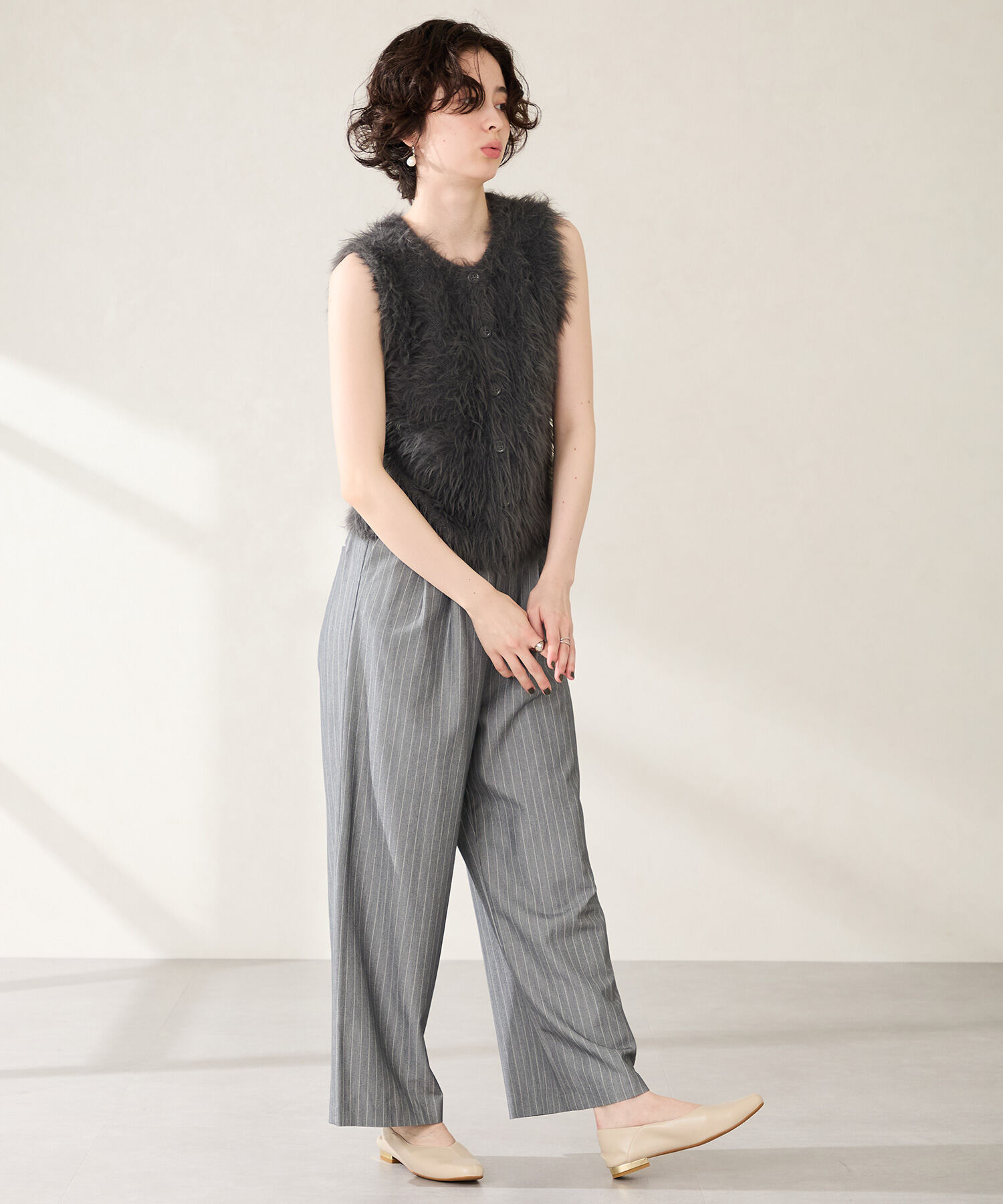 WA Oriental TRaffic「センターシーム バブーシュ /52302 フラット パンプス 楽ちん 通勤靴 オフィス」|パンプス|