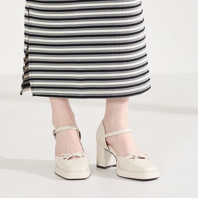 ORiental TRaffic「●2026春夏新作●カット デザイン プラットフォーム パンプス /61116」|パンプス|