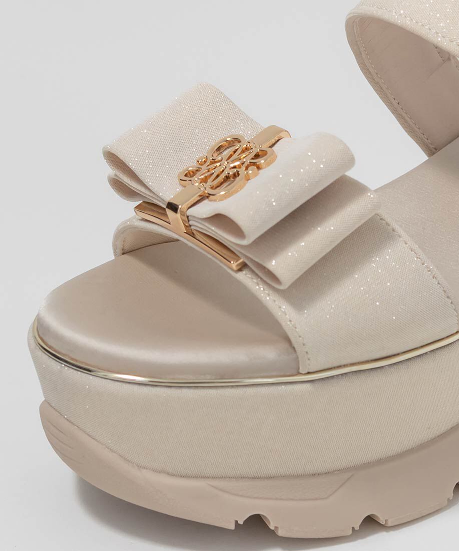  「モノグラムリボンボリュームスポーツサンダル」|サンダル|