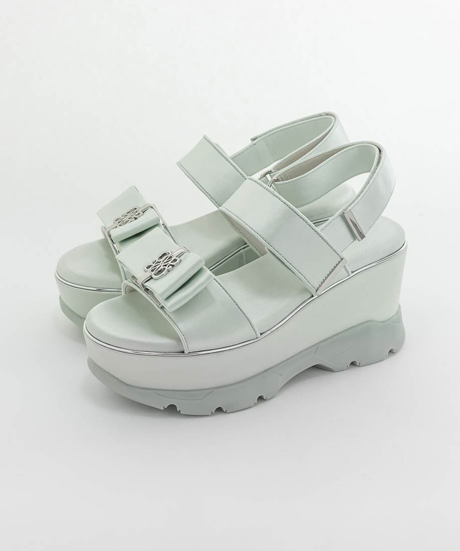  「モノグラムリボンボリュームスポーツサンダル」|サンダル|